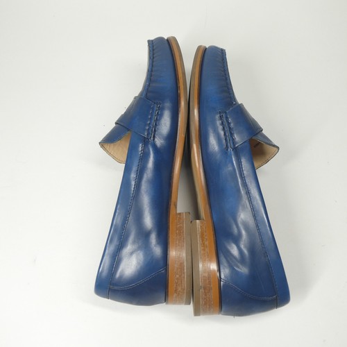 Cole Haan Blue Leather Penny Loafers Womens 8 - Picture 8 of 13