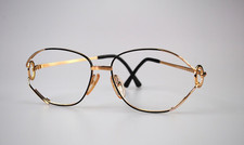 Christian Dior Gold Frame Eyeglasses 125mm 58  16 Genuine Vintage Made in Austria