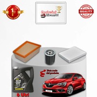 Set Service 3 Filter Und ÖL Renault Megane IV 1.6 Tce 121KW 165CV Von 2017->