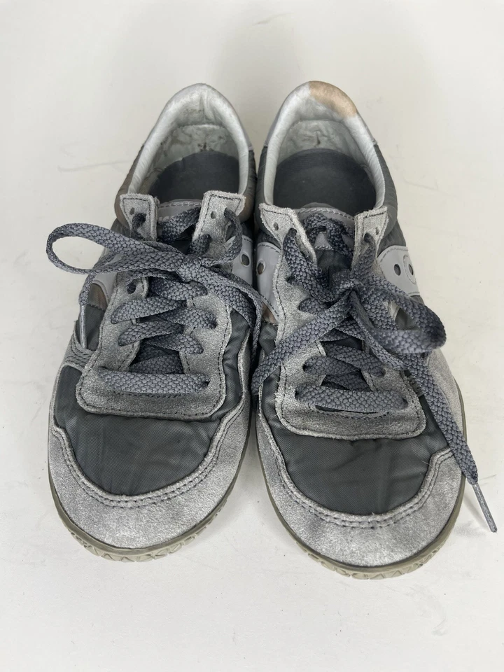 Zapatos deportivos Saucony Bullet para mujer talla 8 gris gamuza parte superior baja para correr Foto 2 de 4