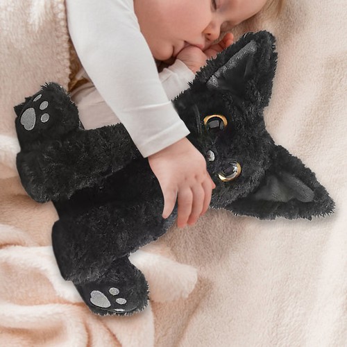 Cat Plush Cute Black Cat Animal Doll Toy 23cm Stuffed Animal Gift For Kids - Picture 4 of 5