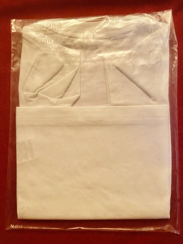 New With Tags Sealed Package Lacoste Kid’s White Tee T Shirt Size 4 - Picture 2 of 4