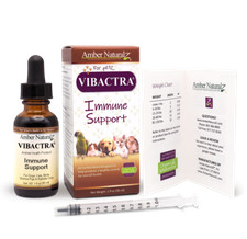 Amber Naturalz Vibactra 1  4oz -Powerful Natural Dog, Cat,  Pet Immune Support