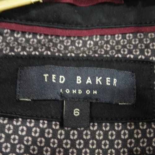 Polo Ted Baker uomo taglia 6 preppy manica corta bottoni colletto polo - Foto 6 di 11
