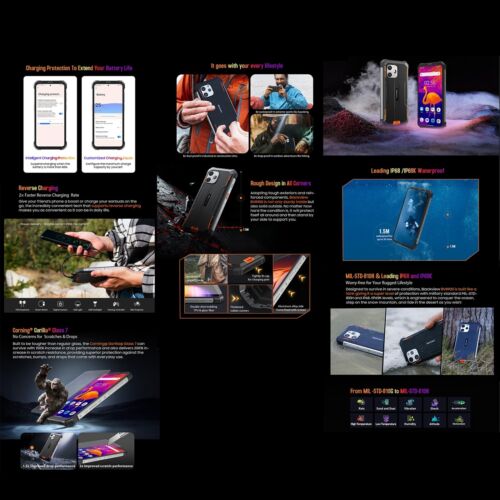 Blackview BV8900 Rugged Smartphone 8GB+256GB Thermal Imaging Camera Unlocked AU - Picture 10 of 24