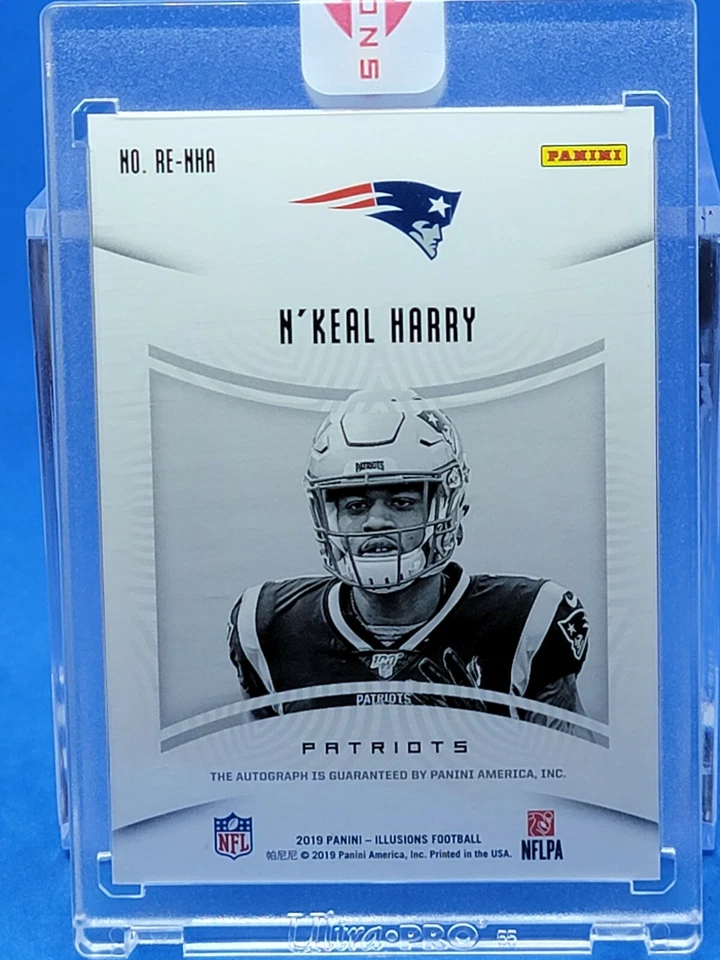 N'KEAL HARRY 2019 PANINI ILLUSIONS ROOKIE signed AUTO AUTOGRAPH RC CARD #90/150 - Image 4 of 4
