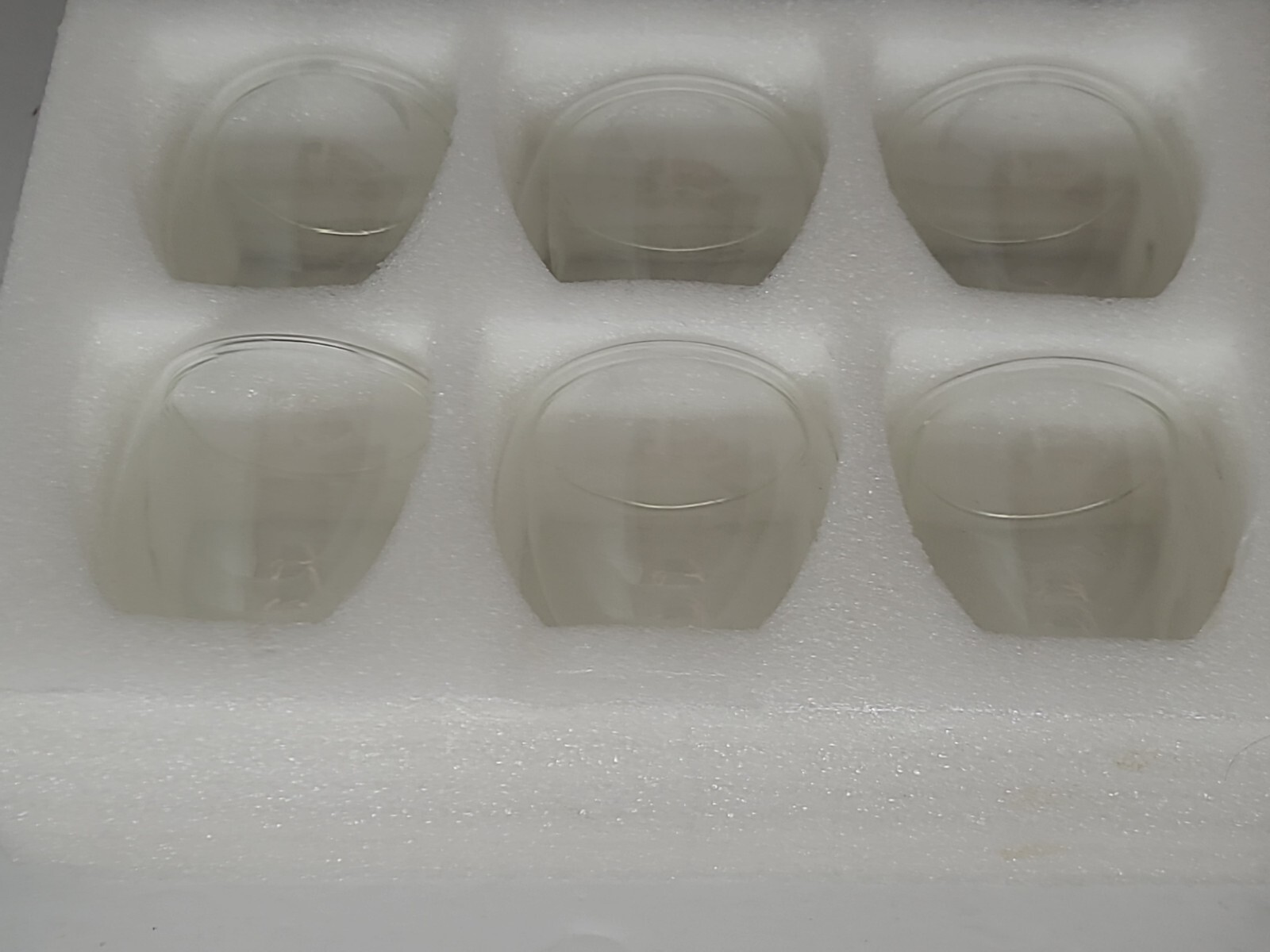 Set of 6 darice gl696036 votive candle holder, roly poly, glass, one size, clear
