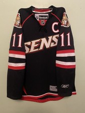 Daniel Alfredsson Ottawa Senators Alternate Jersey Reebok Large