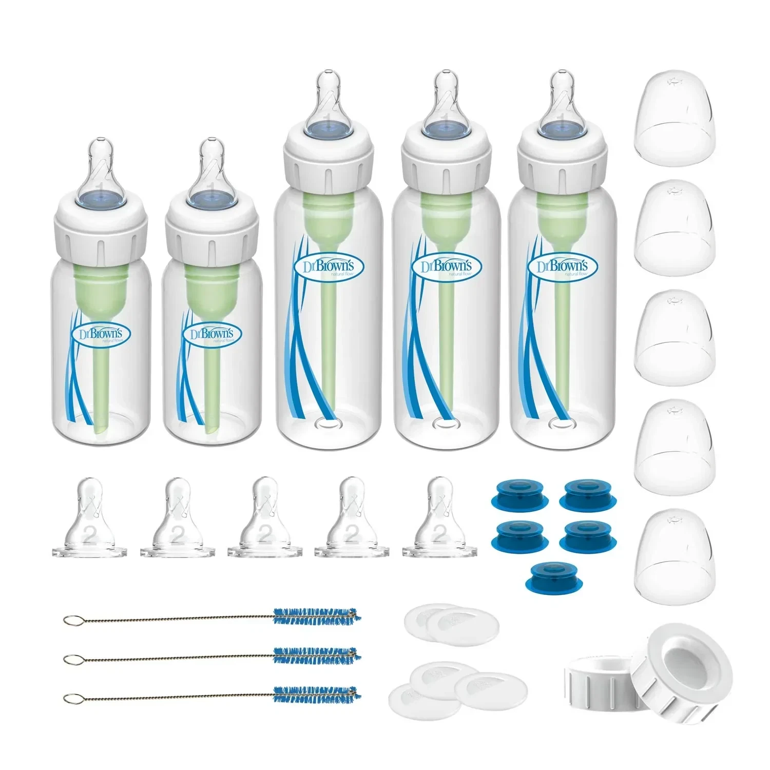 Dr. Brown's Natural Flow Anti-Colic Options+ Narrow Baby Bottle Gift Set