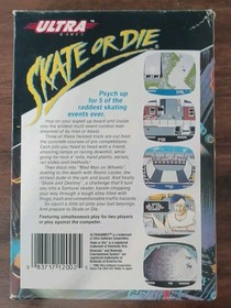 Skate or Die 1 (Nintendo NES) completo di scatola non testato