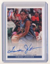 TEMEKA JOHNSON 2007 RITTENHOUSE WNBA AUTOGRAPH AUTO *WASHINGTON MYSTICS*