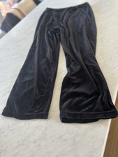 Vintage Women  s Velvet Elastic Band Pants Size L