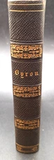 Lord Byron Poetical Works 1845 Full Leather