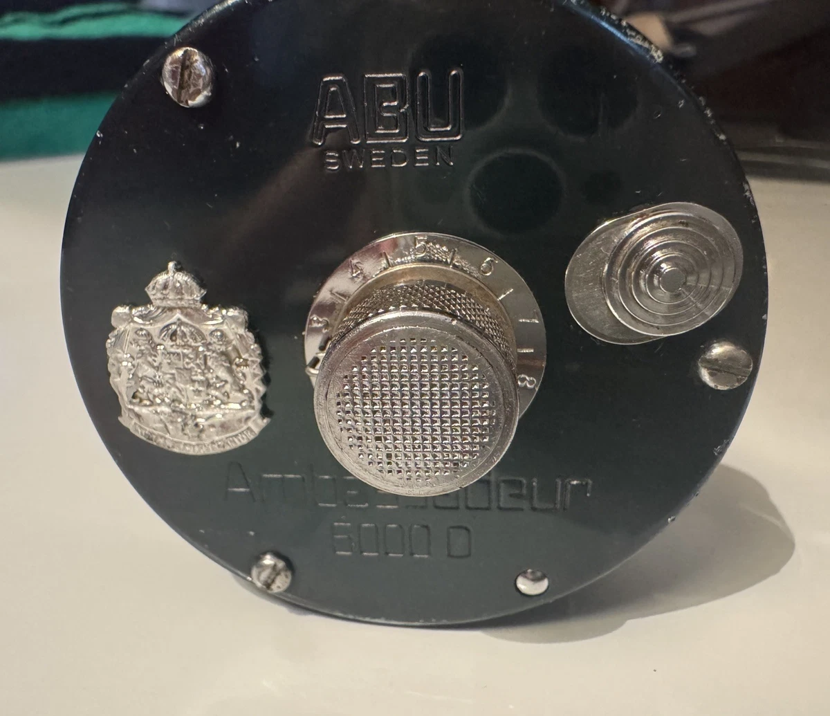 リール ABU AMBASSADUER 5000 vintage y268-297 Ambassadeur ABU 5000D Sweden Green Fishing Reel Vintage First