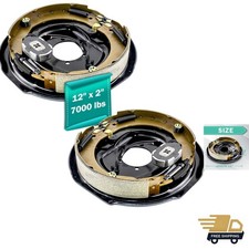 High-performance 12 X 2 Electric Hydraulic Trailer Brakes For 7000 Lbs More High-performance 12 X 2 Electric Hydraulic Trailer Brakes For 7000 Lbs More