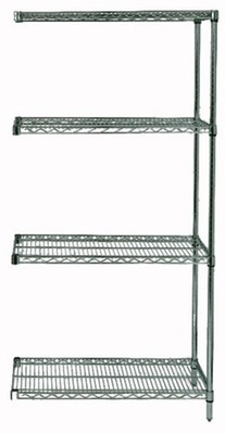 Quantum Storage Systems - AD74-2160P - WIRE 4 SHELF ADD-ON KIT PROFORM 74in