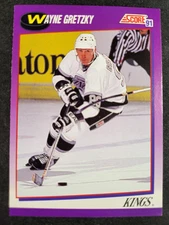 1991 Score Wayne Gretzky HOF #100 Kings