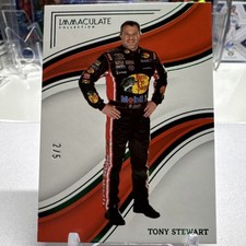 Panini Chronicles Immaculate Collection Tony Stewart #87 Green 2/5 NASCAR