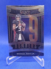2025 Panini Select - Select Numbers Michael Penix Jr. #1