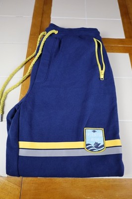 Disney Cruise Line ''Life Is Better At The Sea'' Blue Yellow Sweatpants Men's Med.