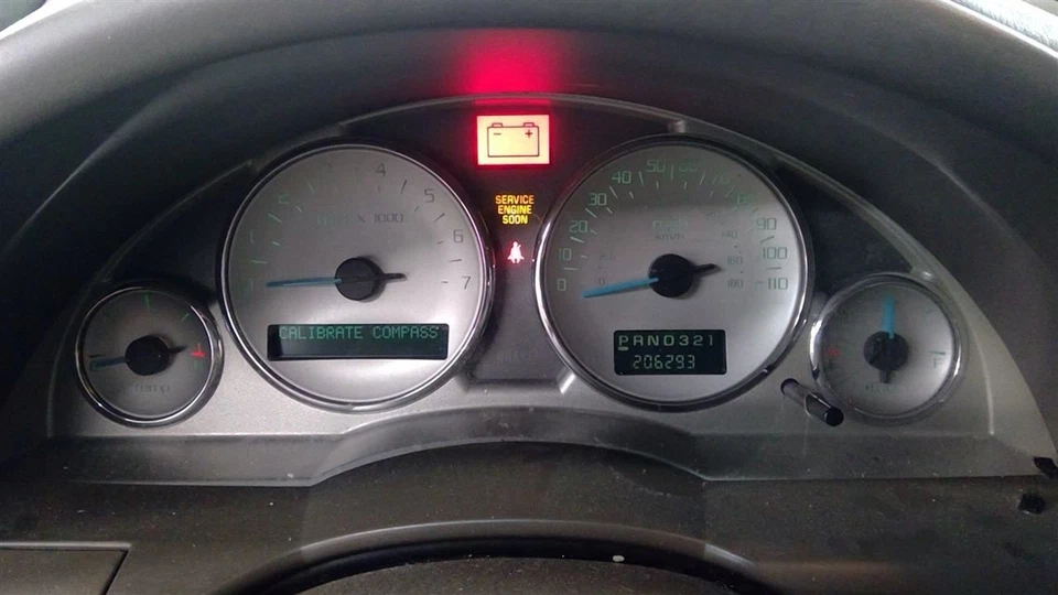 Passenger Right Sun Visor With Illumination Fits 02-07 RENDEZVOUS 1706474 Foto 3 de 4