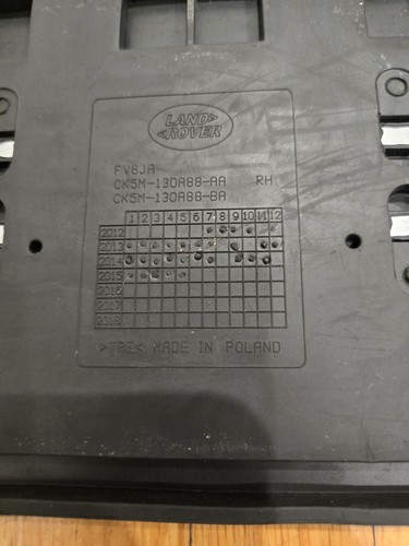 LAND ROVER RANGE ROVER FV6JA Floor 4 Piece Mat Set - Bild 5 von 11