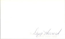1970's -Doug Howard- Signed/Autograph/Auto Index Card Los Angeles Angeles MLB