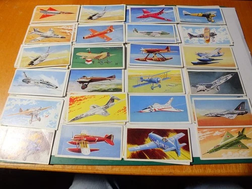 Vintage Lyons Tea Collectable Cards Wings Of Speed Planes 76 in Total See List