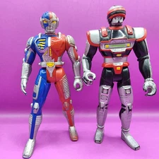1994 Saban's VR Troopers 5" JB Reese & Ryan Steele Kenner Figures Lot 