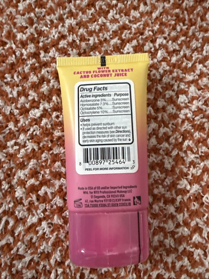 NYX Professional Makeup Blur Screen SPF 30 Blurring Primer Sunscreen ~ Sealed - Image 2 of 2