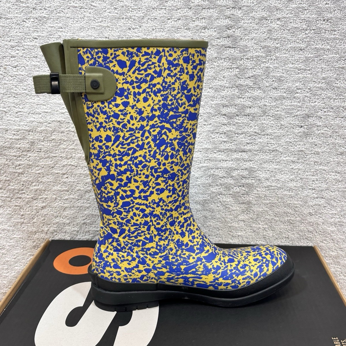 Bogs Women's Sz Rain Amanda II TL SP 'Olive Multi' 72964-302 Boot  Waterproof