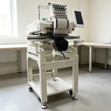Computerized Embroidery Machine Single Head 12 Needles Cap Flat Embroidery