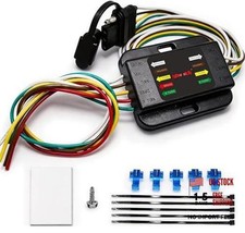 80" Cable 3-Way to 2-Way Trailer Tail Light Converter 3 Way to 2 Way Converter