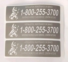 3 Nintendo GAME BOY DMG-01 Replacement Battery Door Repair Sticker