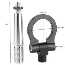 (Black)JDM Style Screw On Track Racing Tow Hook - Fit For