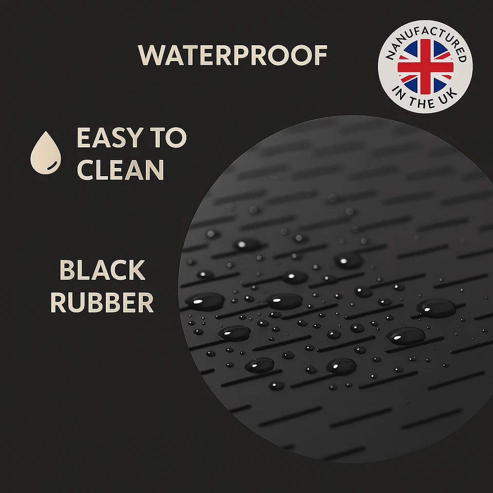 Alfombrilla de goma negra para furgoneta totalmente a medida para Nissan Primastar 2022 Foto 4 de 4