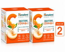 Himalaya Vitamin C Orange Serum Cream 50g Pack 2 Brightening Moisturiser