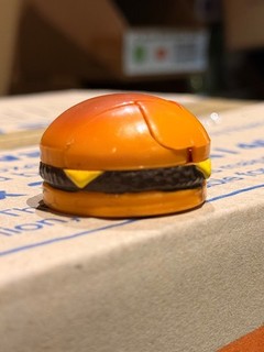 90's Vintage McDonalds Changeables Hamburger Transformer Robot Happy Meal Toy