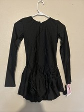 Mondor figure ice skating dress black ice skating dress size s    