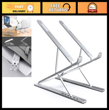 Adjustable Portable Aluminum Laptop Stand for 10" - 17" Laptops Tablets