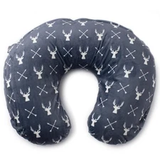 Nursing Pillow Cover for Breastfeeding Pillow ,black, Deer. Kids N' Such
