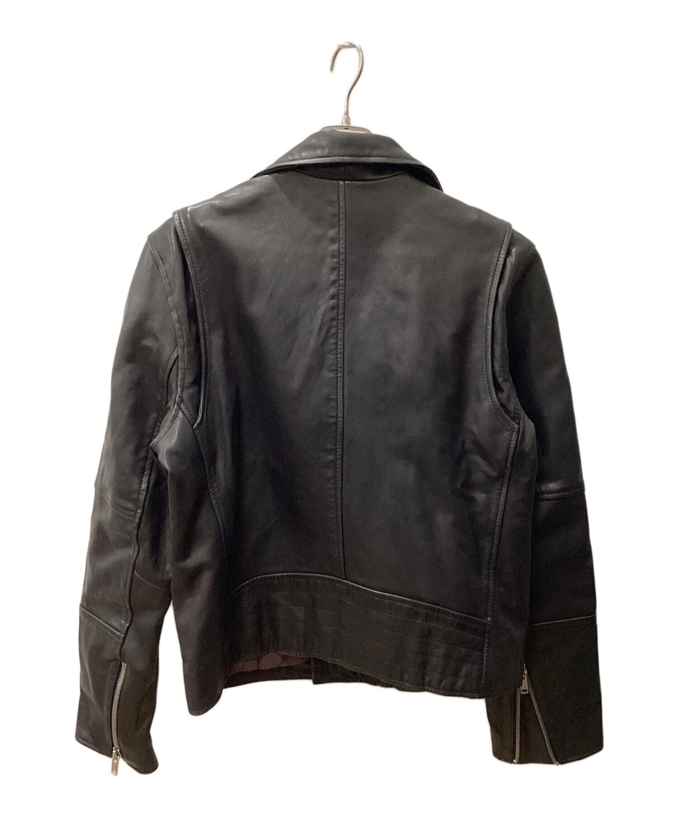 GAP Leather Jacket Men's Size M Black - second product detail image