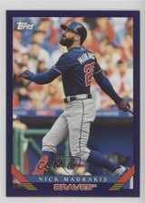 2019 Topps Archives 1993 Design Purple 112/175 Nick Markakis #280 03wd
