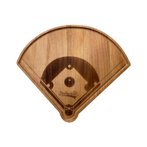 Creative Gifts International Baseball Diamond Wood Board