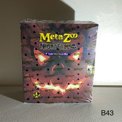 MetaZoo CCG: Cryptid Nation – Nightfall Spellbook, 10 Booster Packs Holographic Promo Coin Sleeves Metazoo Booster Box
