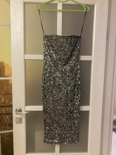 Women French Connection Dress Black 36 / S / 44 #8L9H