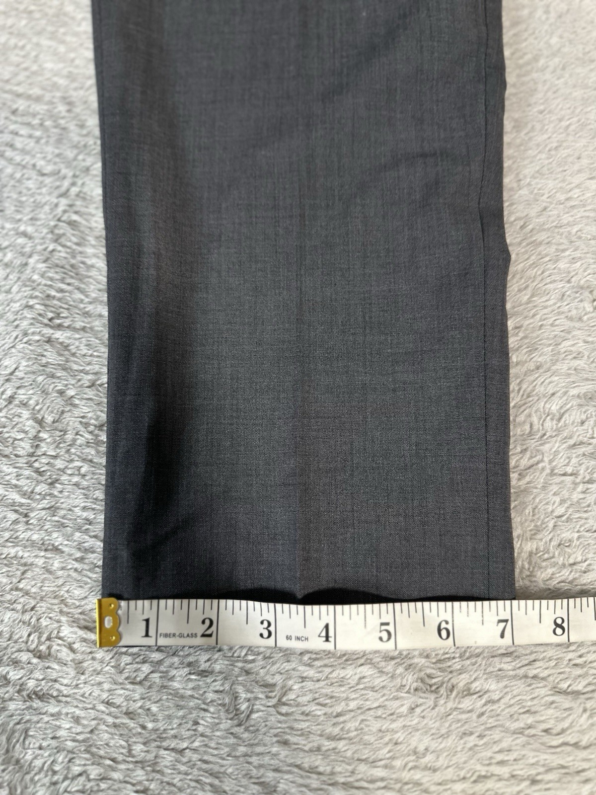 Express Performance Extra Slim Mens Gray Wool Ble… - image 4