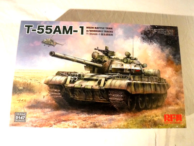 1/35 RFM Rye Field Model T 55 AM - 1  MBT Workable Tracks PE & 3D Parts # 5147