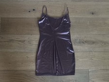 Windsor purple satin mini dress women’s size S