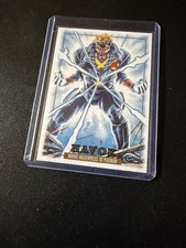 2024 marvel masterpieces 92 platinum leather Havok 